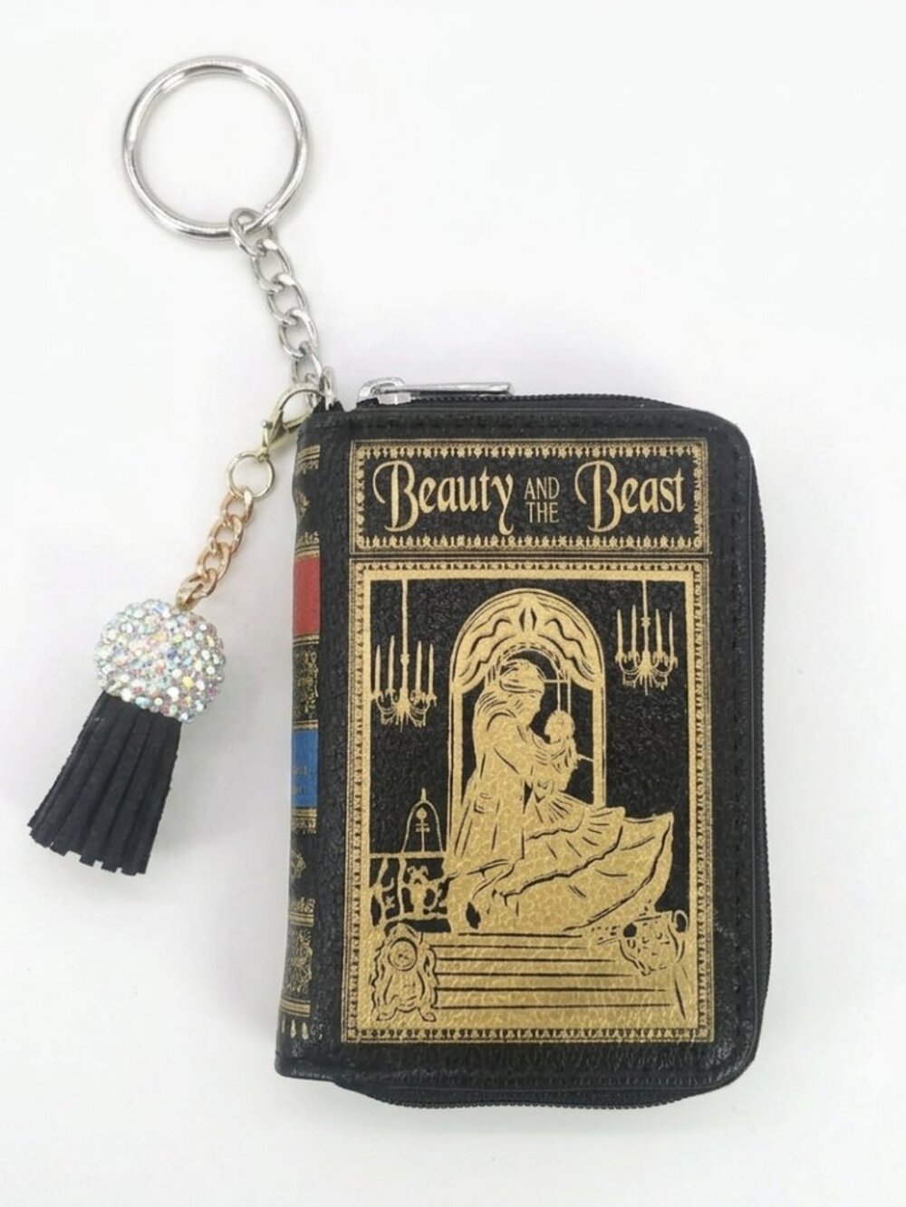 Beauty and the Beast Coin Purse and Book Bag Charm